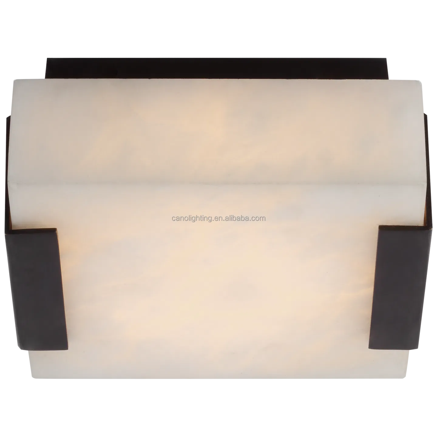 Indoor Marble Stone Hand Carved Brass Alabaster Wall Light Wall Sconce