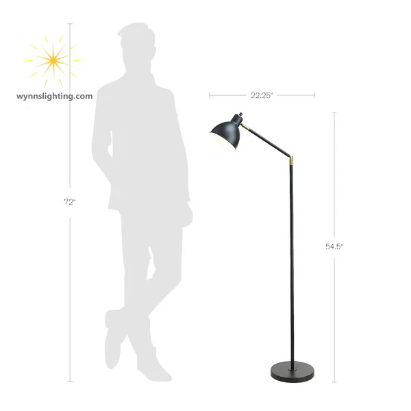 Modern LED Stand Lamp Metal Simple Bedroom Living Room Sofa Light Stand Lighting