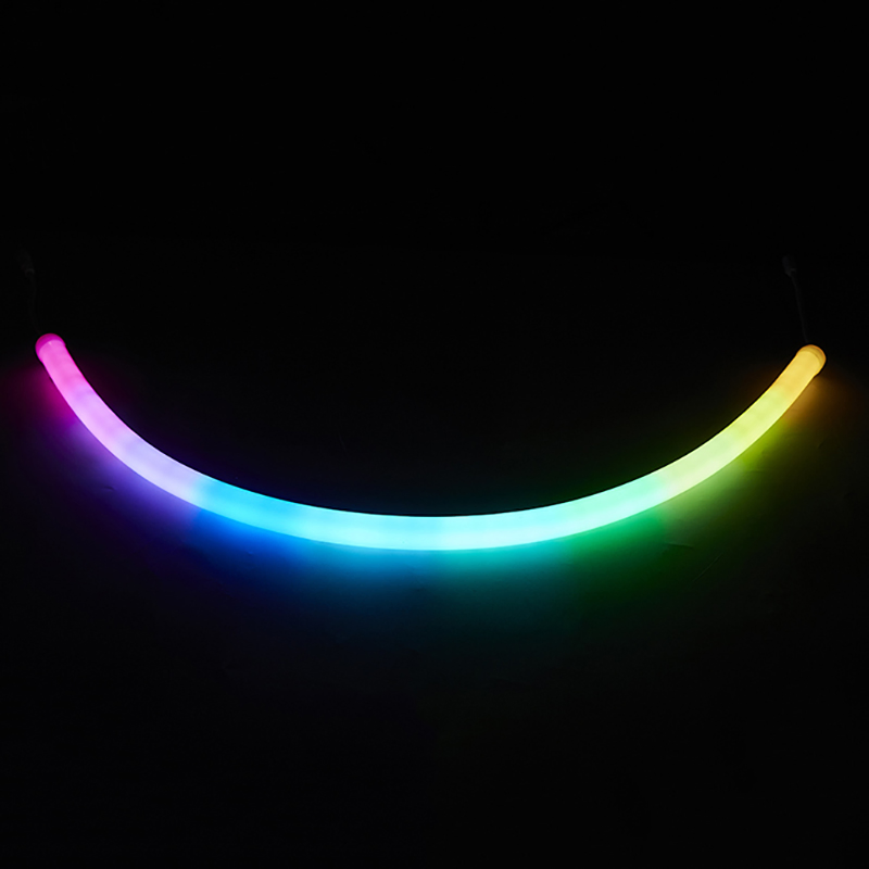 Pixel RGB Round LED Neon Flex 24V Tube Strip Light Facade Lighting Outdoor Neon