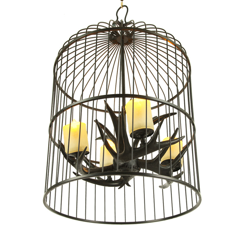 Antler Dining Room Light Cage Chandelier Lighting for Indoor Home (WH-AC-28)