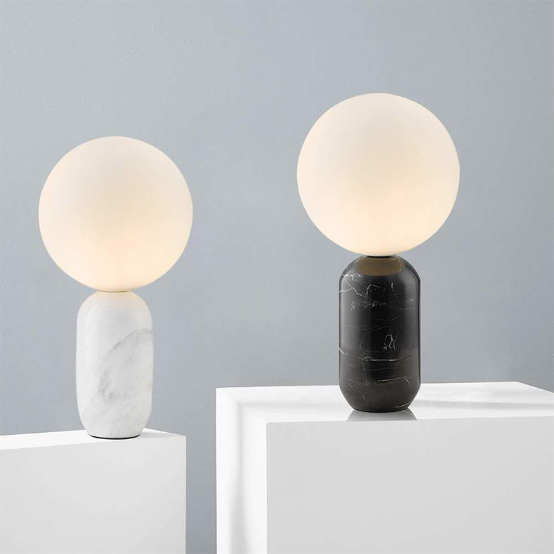 Minimalist Luxury Glass Table Lamp