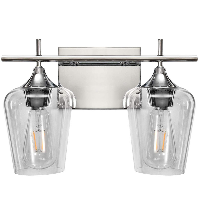 OEM/ODM Hotel Glass Bedside LED Reading Light Guestroom Bedside Wall Lamp