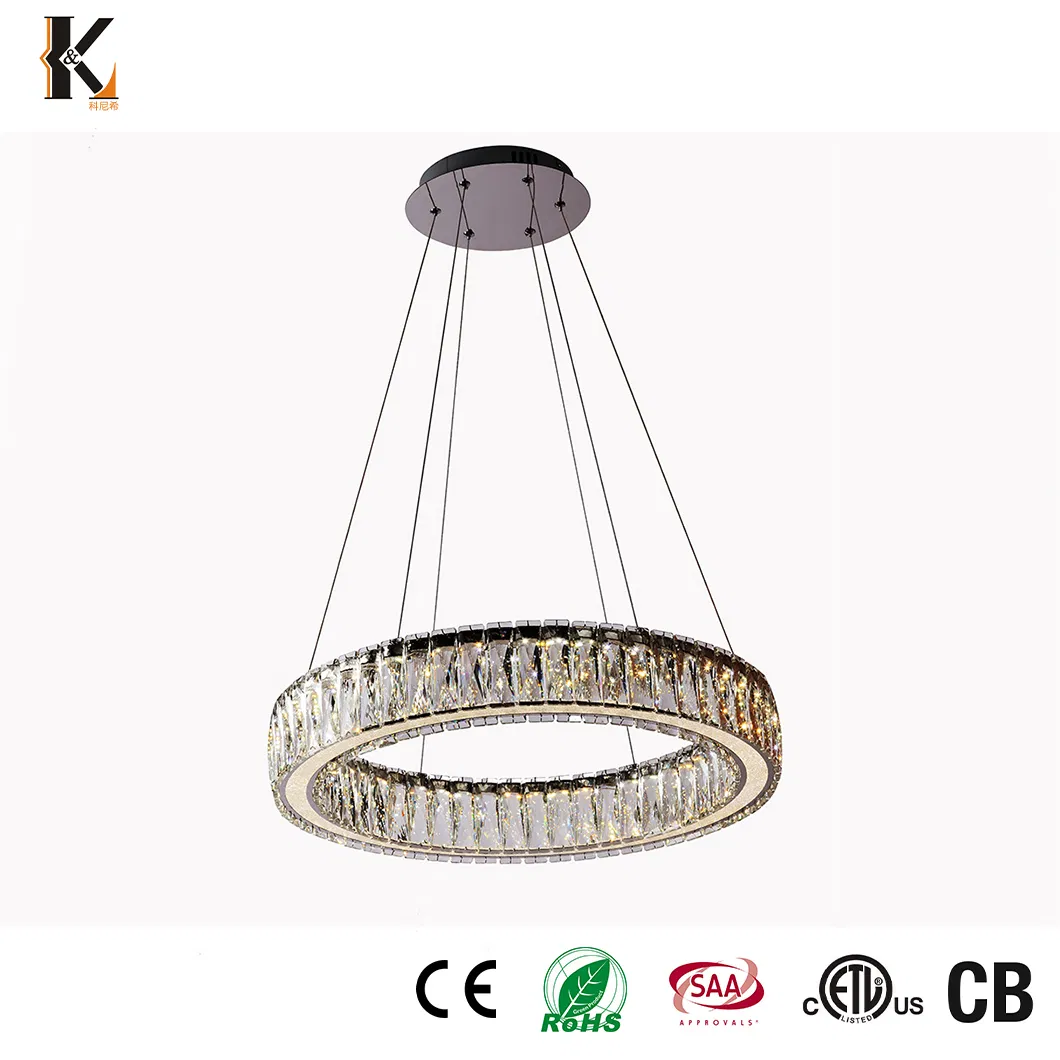 China Crystal Light Luxuriant Crystal Lamp Body LED Modern Simplicity Villa Spiral Staircase Loft Condominium Duplex Stair Luxury Crystal Chandelier