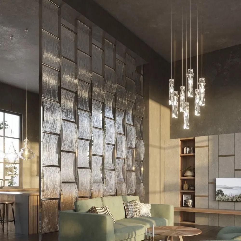 Custom Art Design Interior Partition Home Decoration Art Installation Screen