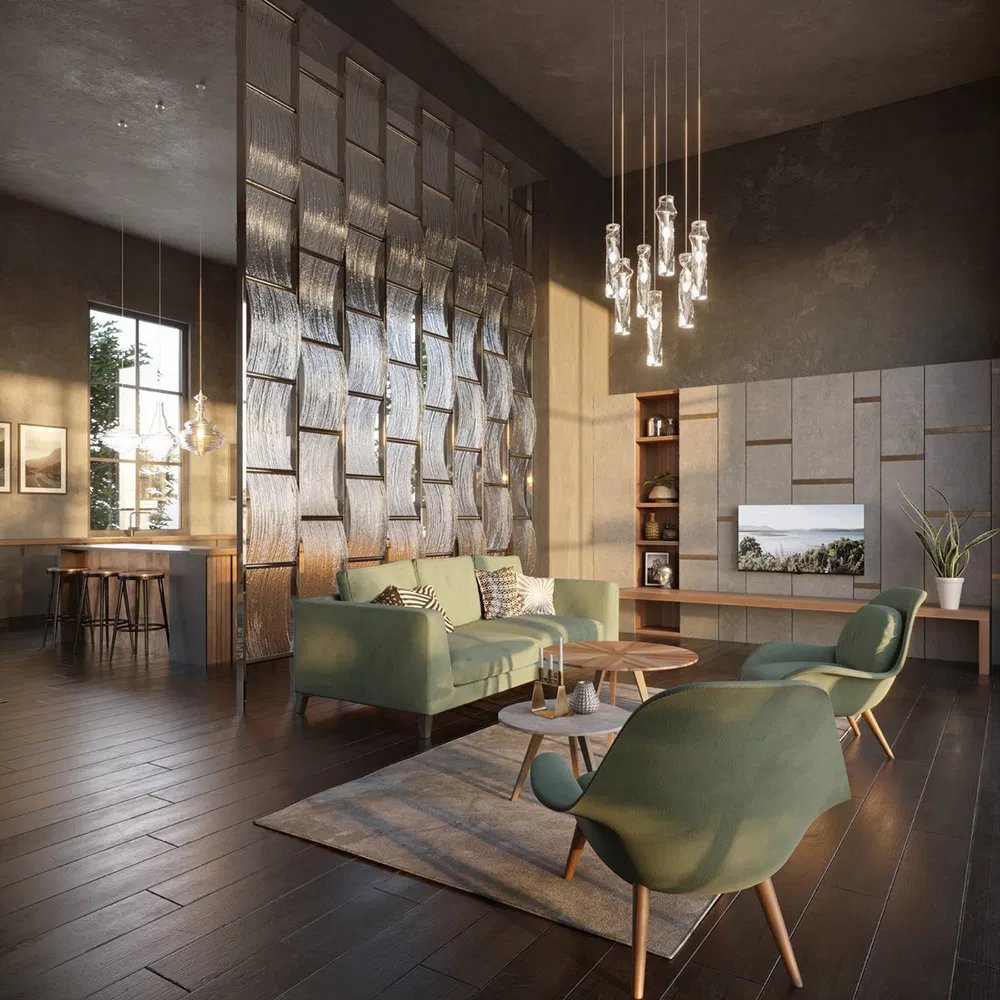 Custom Art Design Interior Partition Home Decoration Art Installation Screen