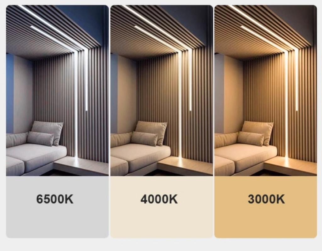 SMD COB Aluminum LED Linear Lighting Fixture for Home Office Indoor Decoration