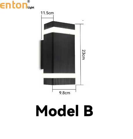 Street Wall Light Outdoor Waterproof LED E27 Bulb External Facade Decor Stairs Lights Entrance Fixture Home Decorative Wall Lamp