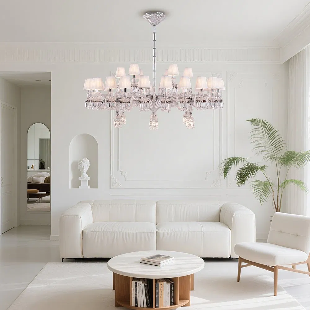 Zhongshan Crystal Lights &amp; Lighting Decoration Luxury Lustre De crystal Chandelier Crystal Pendant Lamps