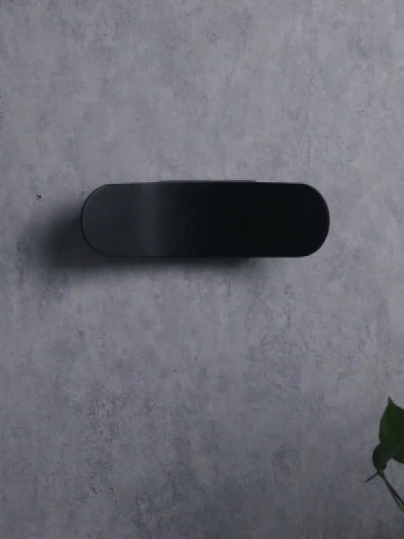 24W*2 Luxury Modern Industrial Black Hotel LED Bedside Wall Lamp