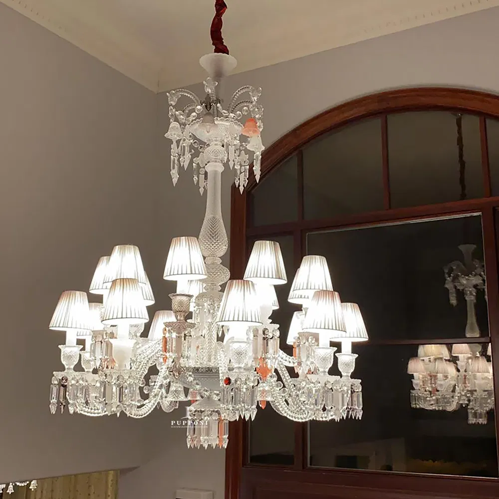 LED Ceiling Hanging Luxury Modern Crystal Chandelier for Home Hotel Living Room