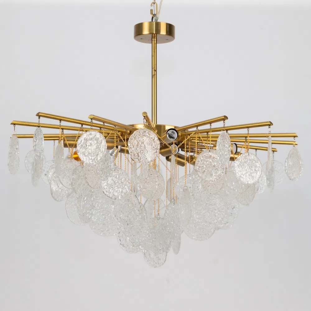 Energy-Saving Modular Zm250028-08go Adjustable Modern Pendant Lighting for Executive Office Lounges