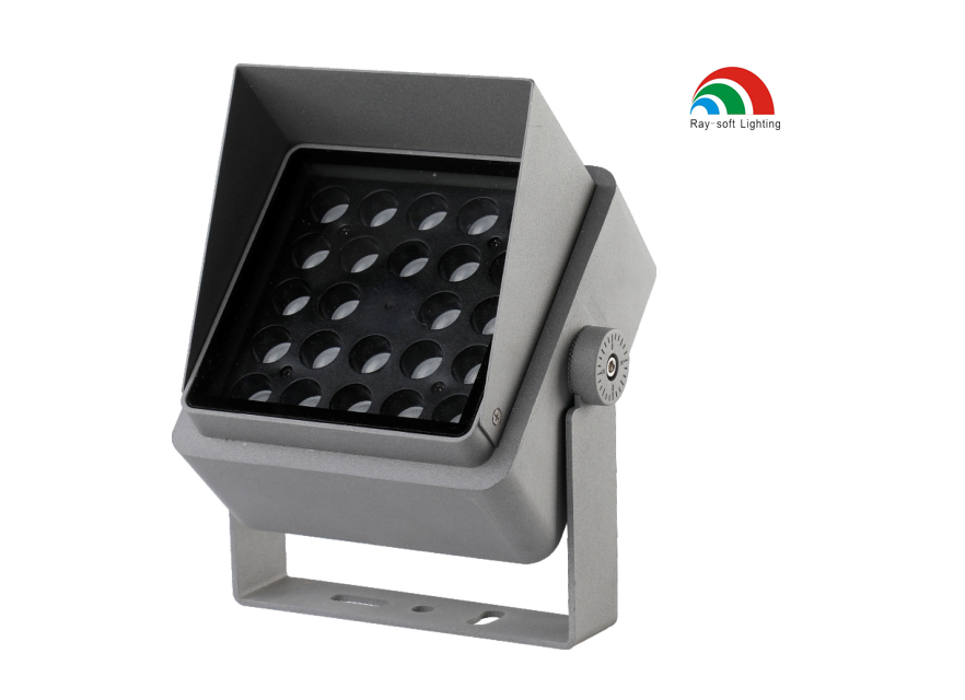 LED Anti-Glare Building Facades IP65 Square Outdoor Spotlight Architectural Wall Washer Decorative Projector Flood Light