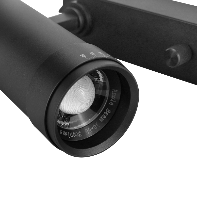 Factory Direct Sales 2022 Hot Models 30W Round Two Lines Discolor Zoom Track Light for Shop Wall Washing or Main Light