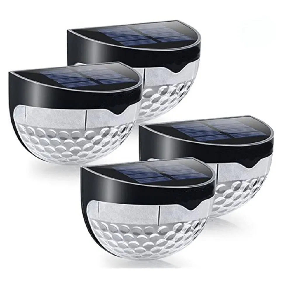 Illumation Facade DC Home Building Brililant 6LED Outdoor Decorative Garden Solar Fence Wall Light