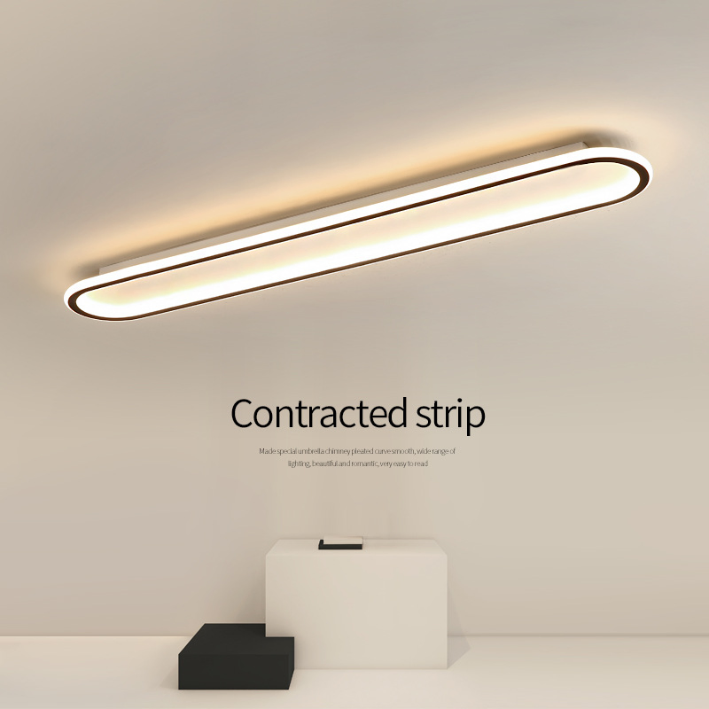 Long Strip Ceiling Lamps - Minimalist New Design for Passageways, Corridors, Bedrooms, Dining Rooms, Modern and Simple Style - Balconies, Cloakrooms, Stairway L