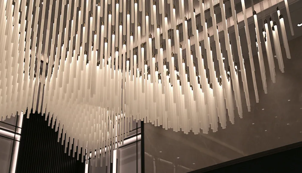 Art Glass Lighting Installation 1