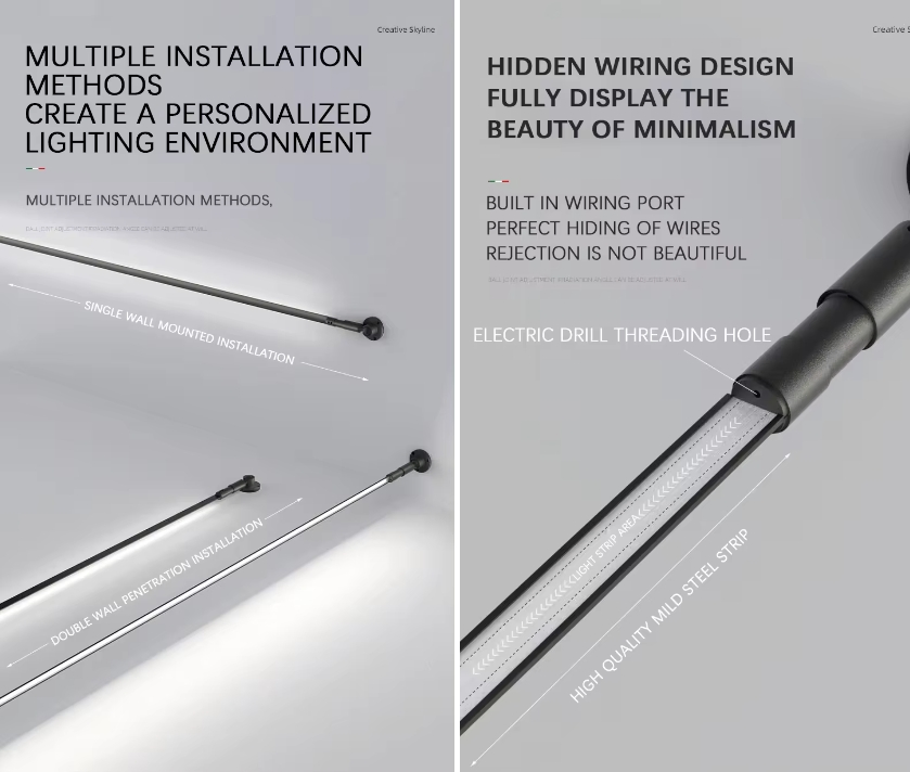 Modern Minimalist Track Light for Stylish Living Spaces