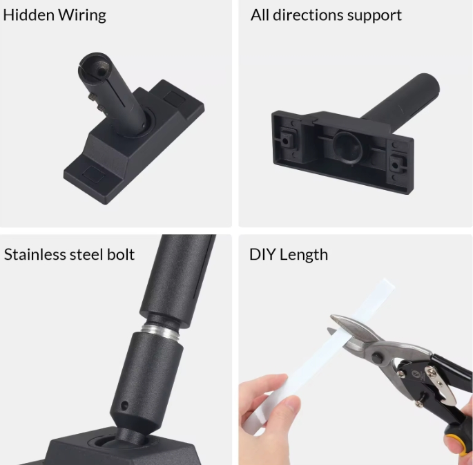 4m 8m 10m Aluminum Profile Sconce DIY LED Wall Washer Skyline Lighting