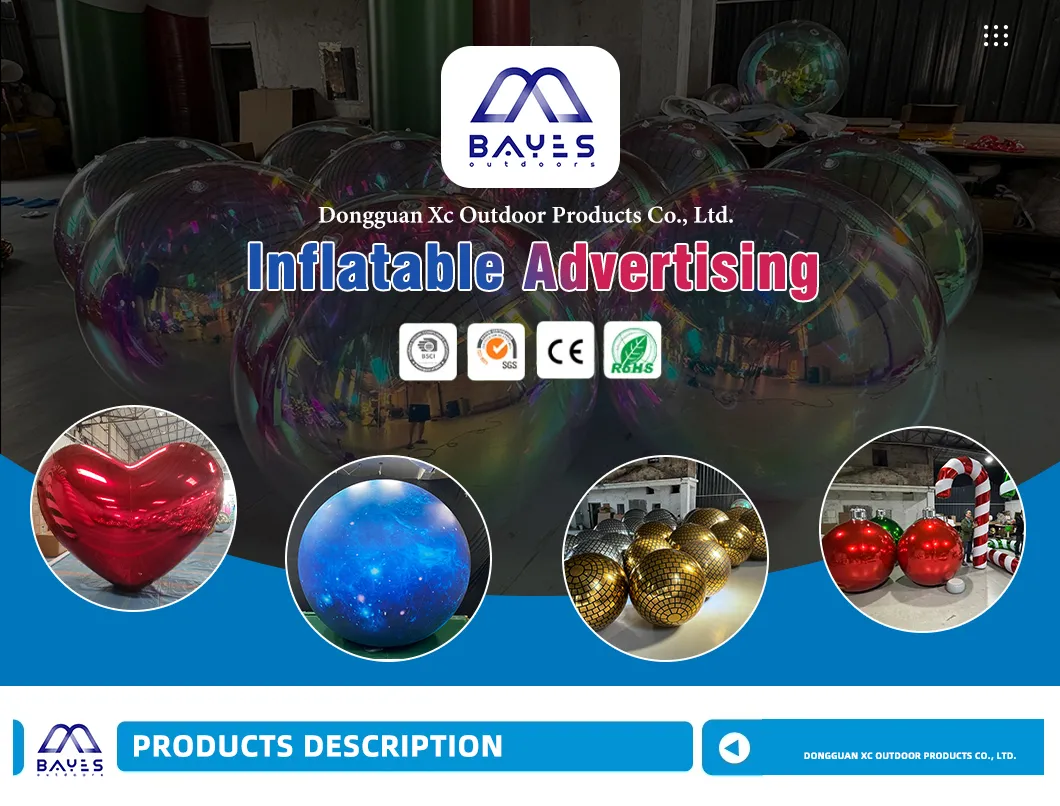 Inflatable Sphere PVC Reflect Ball