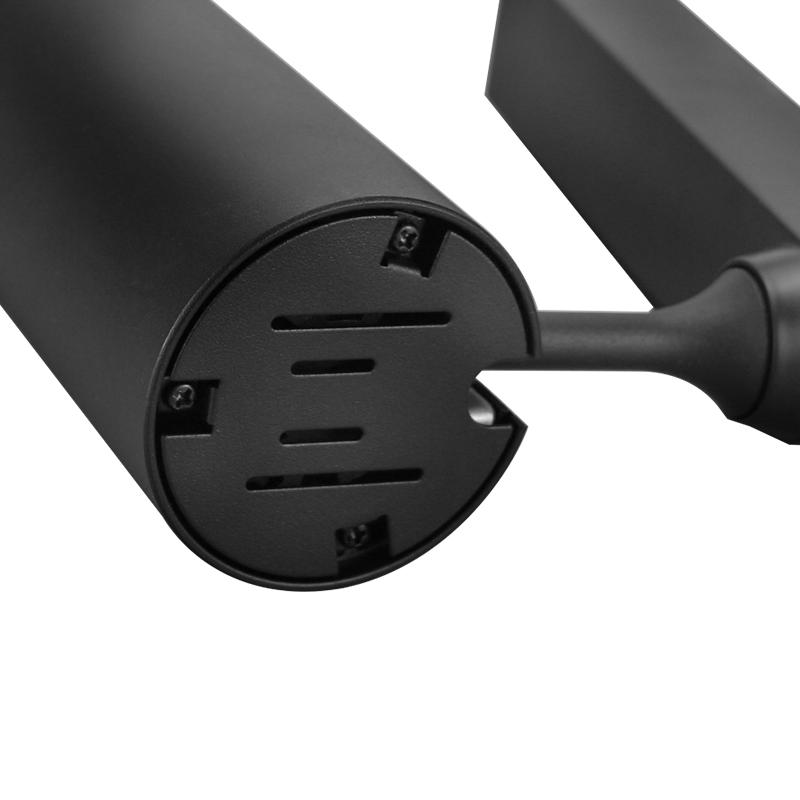 Factory Direct Sales 2022 Hot Models 30W Black White Round Two-Wire Commercial Track Light for Shop Wall Washing or Main Light