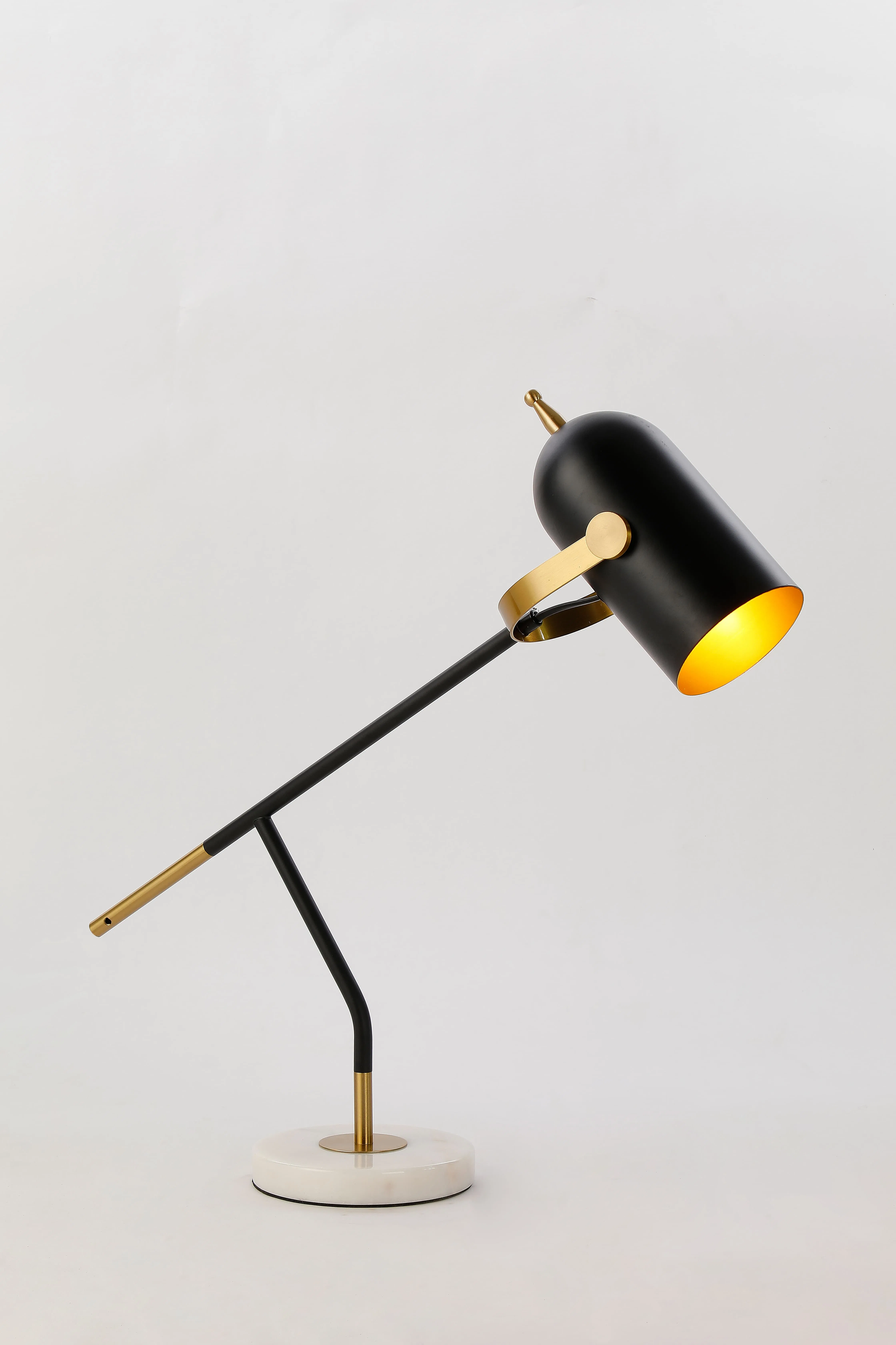 Nordic Minimalist Glass Adjustable Table Lamp Designer Office Reading Desk Lamp Hotel Bedroom Bedside Home Decorative Light