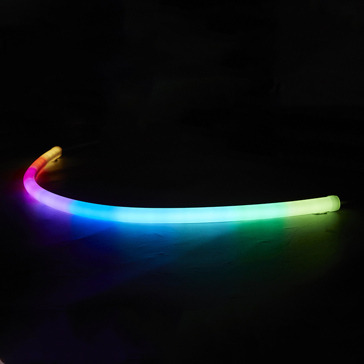 Pixel RGB Round LED Neon Flex 24V Tube Strip Light Facade Lighting Outdoor Neon