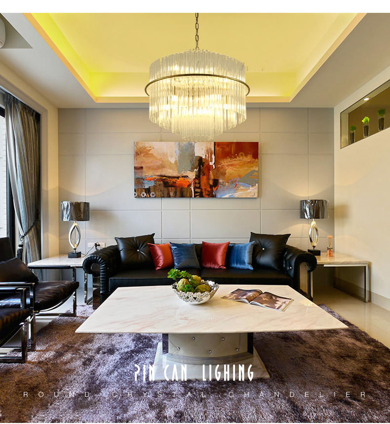 Modern Crystal Chandelier Dining Room Ceiling Light Chandelier Lighting