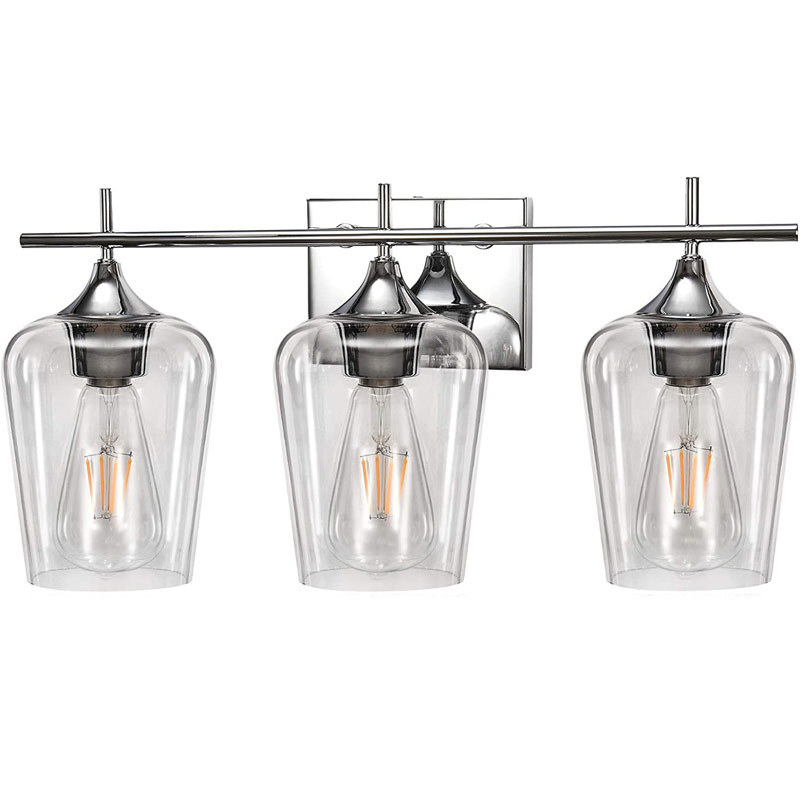 OEM/ODM Hotel Glass Bedside LED Reading Light Guestroom Bedside Wall Lamp