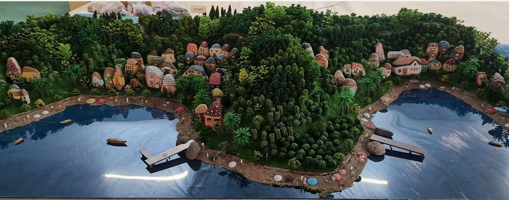 Office Decor: Custom Terrain and Landform Simulation Model, Handcrafted Art