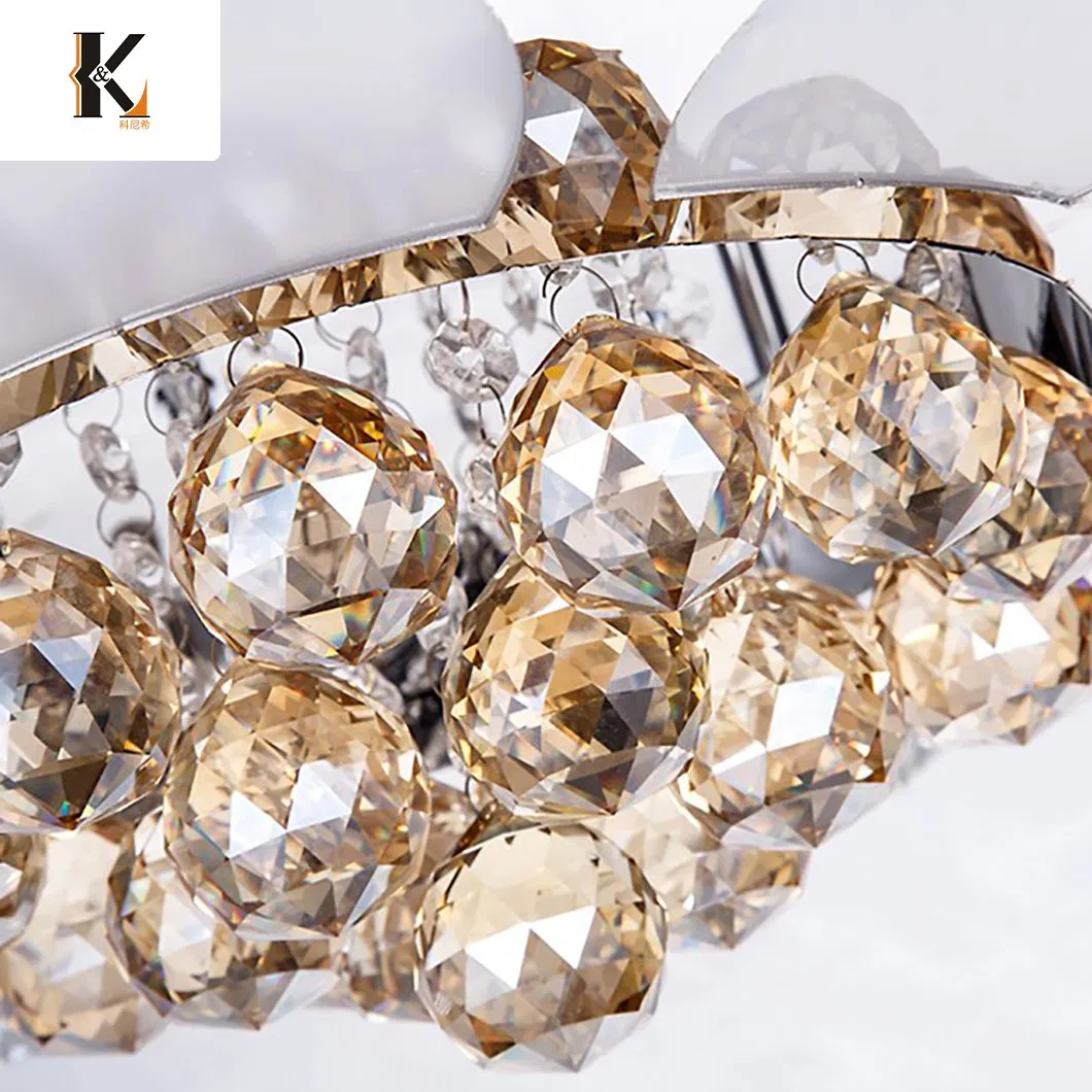 Crystal LED Chandelier Lighting Living Room China Modern Luxury LED Lustre Ball Home Crystal Ceiling Lighting
