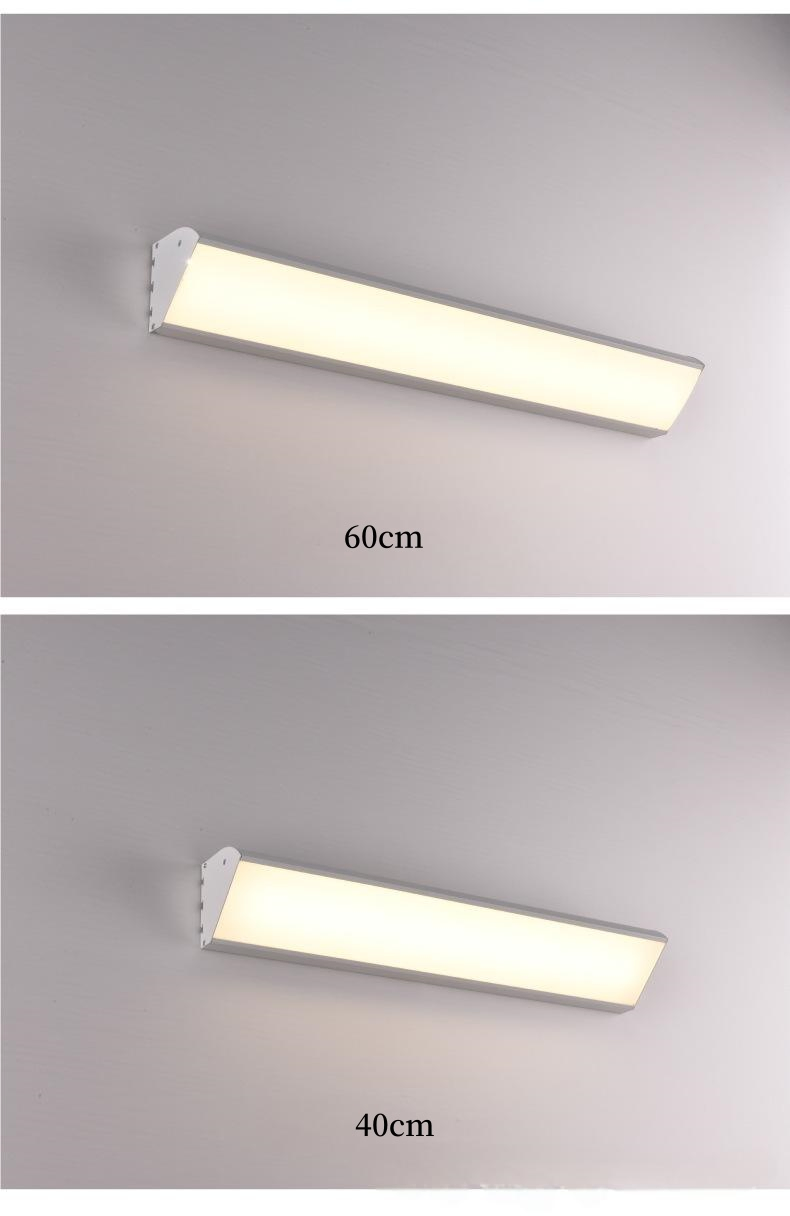 Aluminum LED Long Strip Linear Light IP65 Waterproof Outdoor Lights Wall Mounted for Garden Building Exterior Facade Lighting