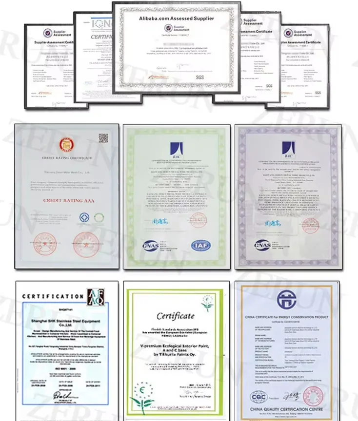 Certificates