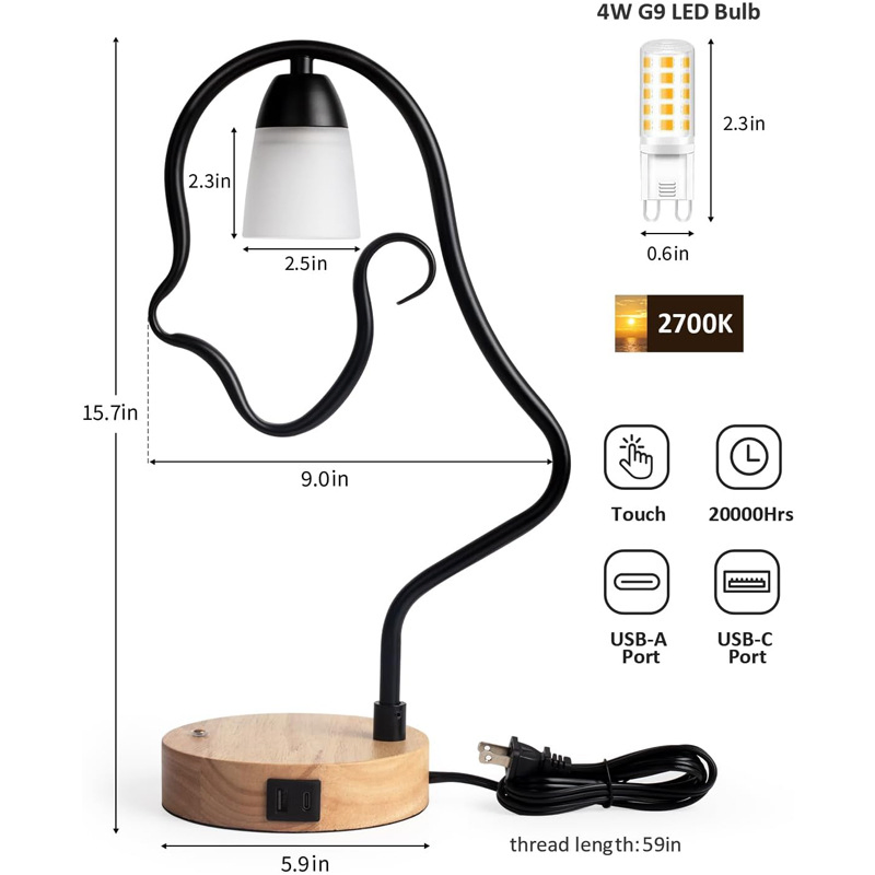 Stylish Designer Table Lamp with Unique Artistic Touch for Living Rooms