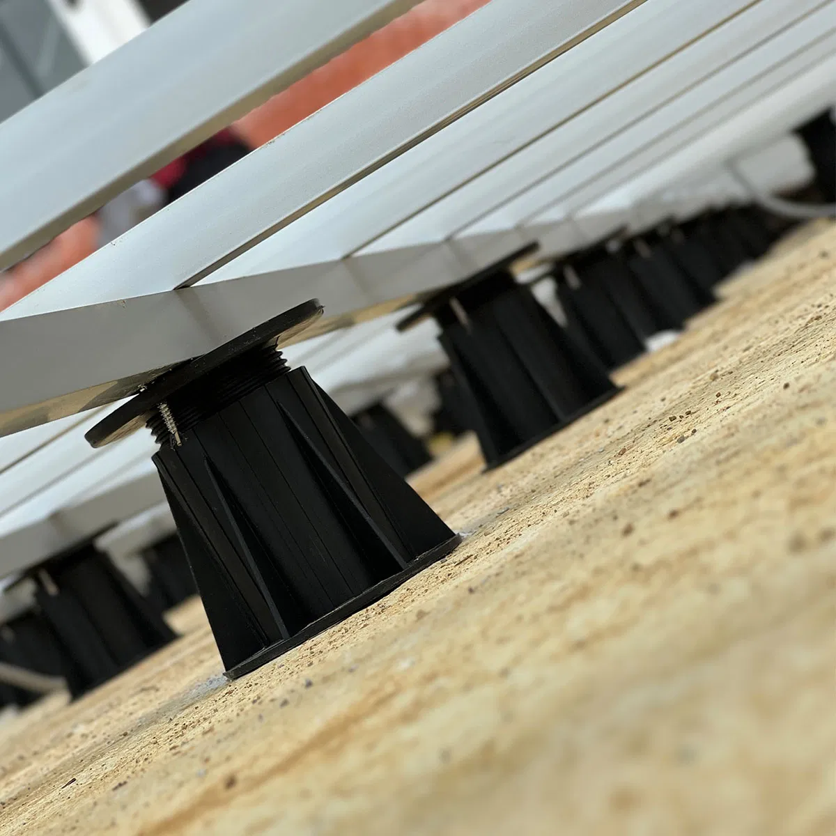 Stone Adjustable Pedestal for Art Installations, MOQ 100 Sets