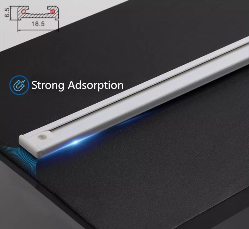 Custom Shelf LED Power Track Ultra-Thin Magnetic Linear Rail for Retail Outlet