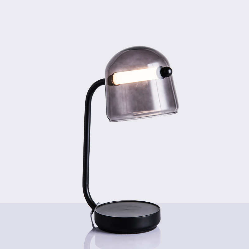 Zy Custom Modern Designer Glass LED Table Lamps Study Reading Desk Light for Bedroom Hotel Restaurant