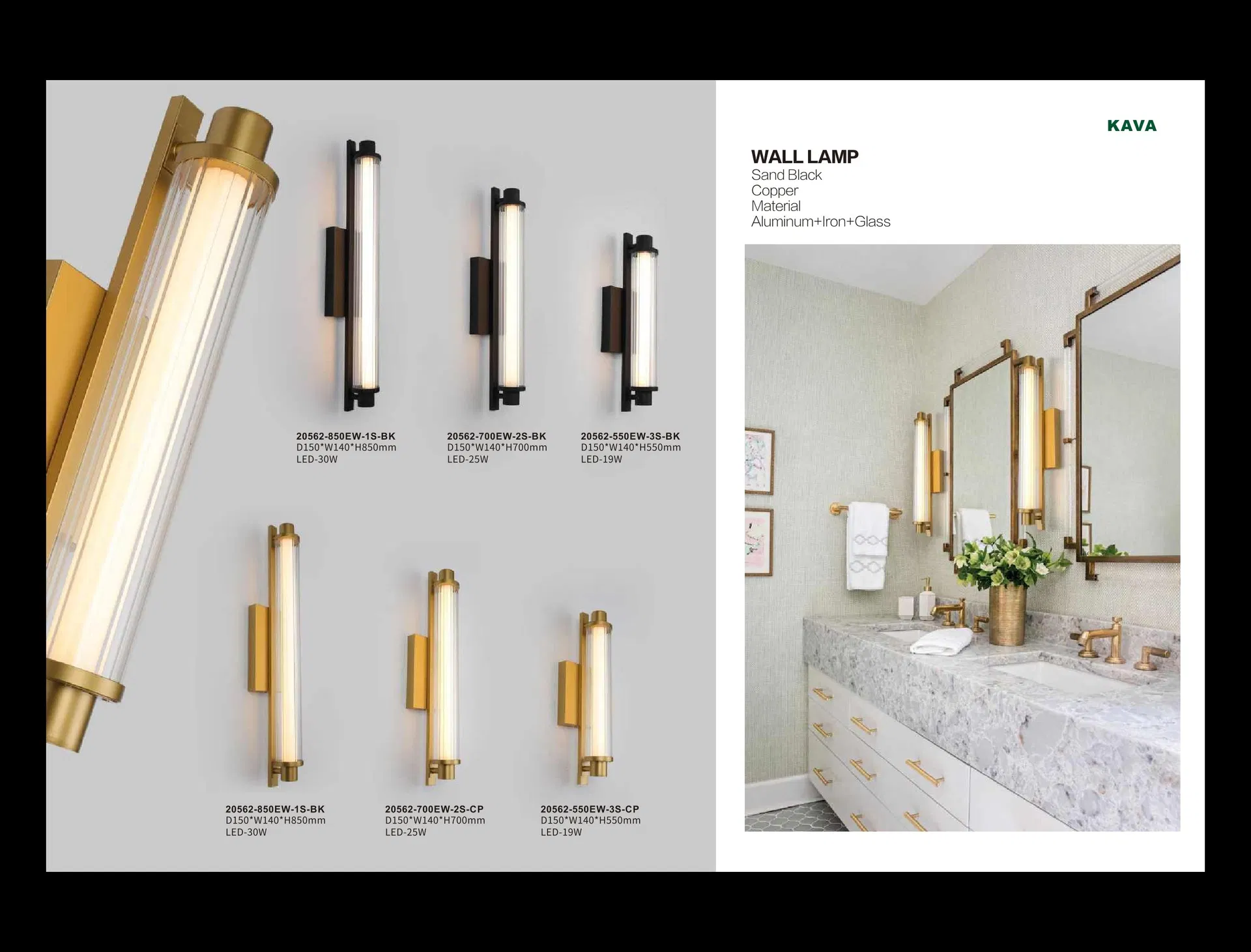 Modern LED Wall Sconce Detail