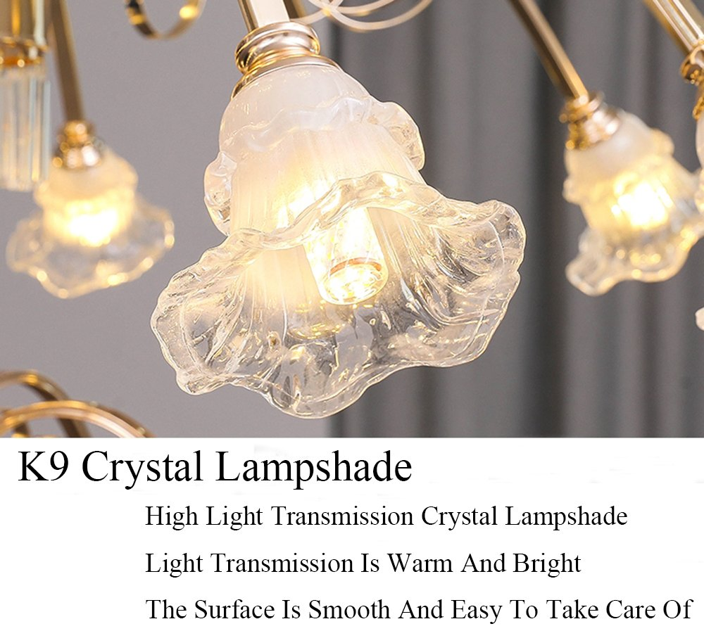 European Luxury K9 Crystal Large Chandelier Villa Hotel Lighting Living Room Duplex Floor Spiral Staircase Long Pendant Lamps