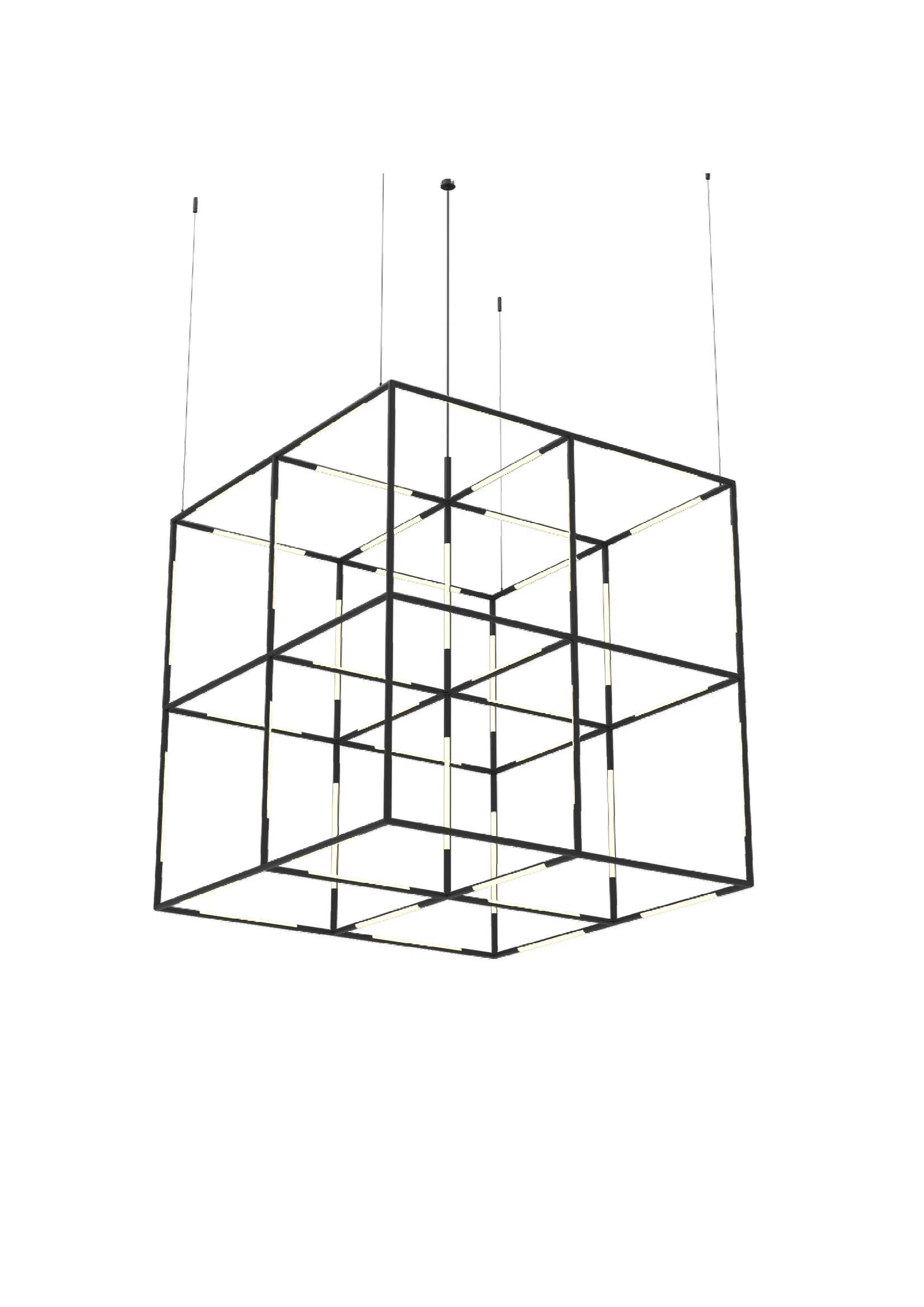 Sleek 18mm LED Pole Lighting for Contemporary Interiors