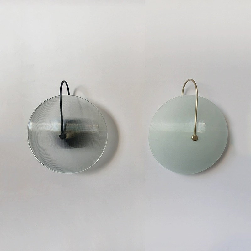 Zy Custom Nordic Modern Simple Luxury Hotel Restaurant Marble LED Glass Sconces Wall Lamp