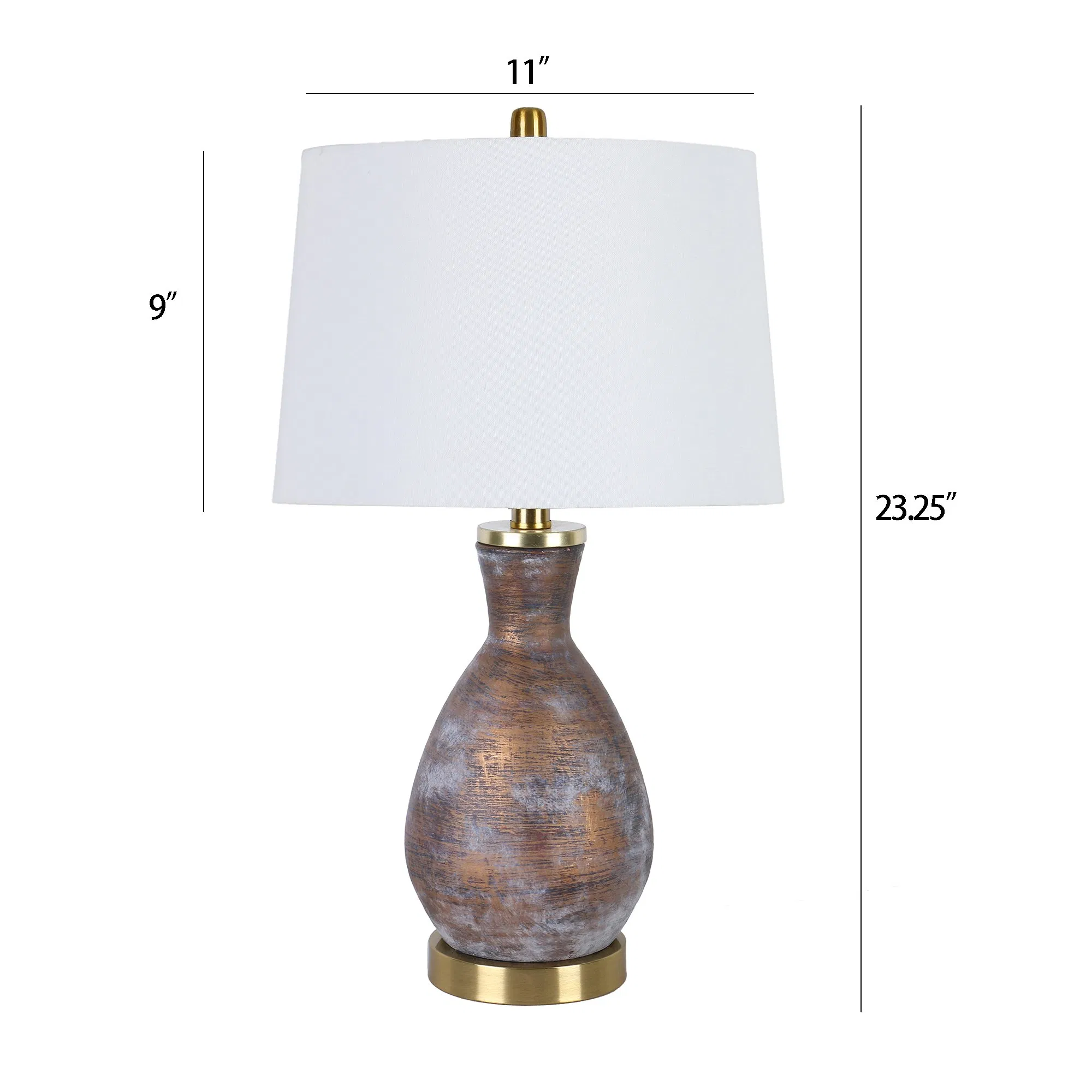 New Chinese American Ceramic Table Lamp Bedroom Bedside Living Room Decorative Lamps and Lanterns Simple Warm and Romantic Model Room Hotel