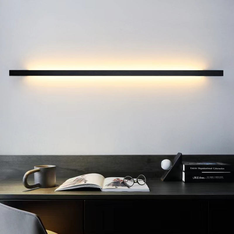 Modern Minimalist LED Linear Wall Lamp for Corridor Bedroom Bedside Living Room Iron Wall Light Lighting (ZY-XT041)