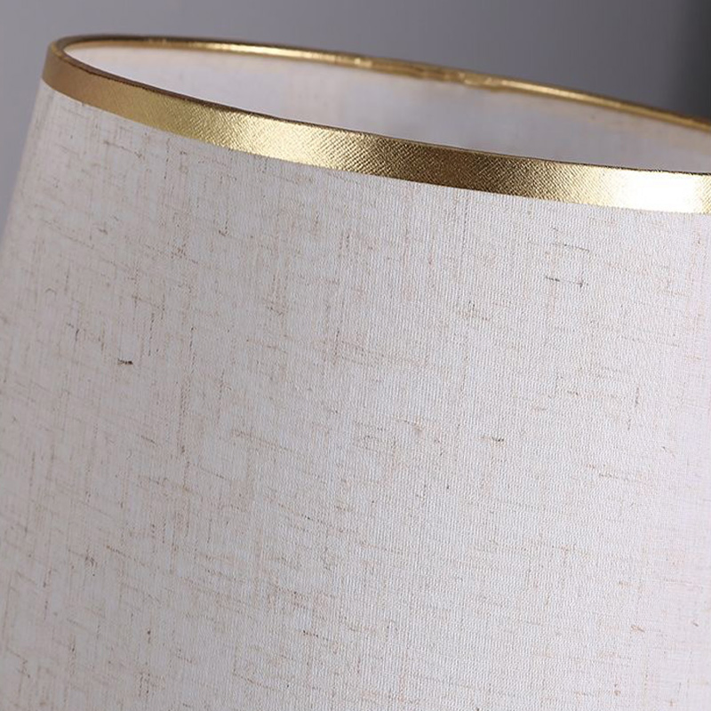 New Modern Metal Bedside Light Fabric Shade Metal Reading Night Light Desk Table Lamp for Hotel Study Office Bedroom