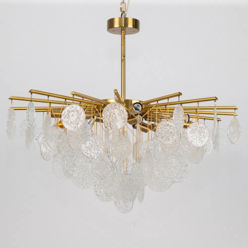 Energy-Saving Modular Zm250028-08go Adjustable Modern Pendant Lighting for Executive Office Lounges