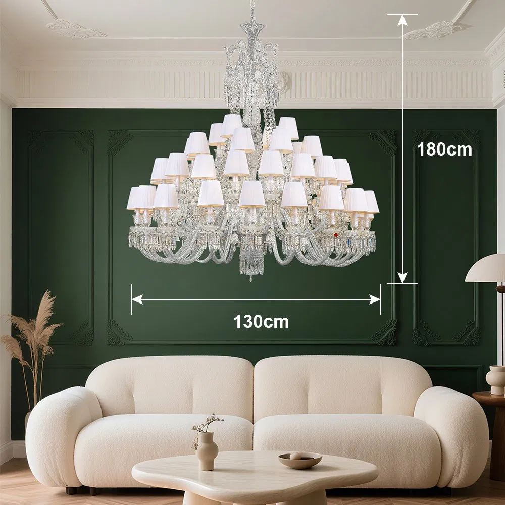 Luxury High Quality Crystal Chandelier for Star Hotel Banquet Hall