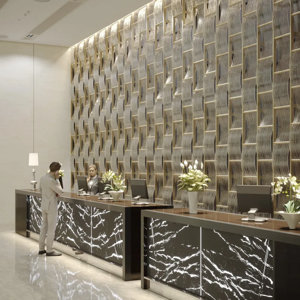 Custom Art Design Interior Partition Home Decoration Art Installation Screen