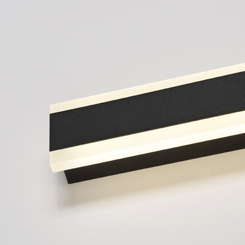 Waterproof Decoration Long Strip Wall Lamp Minimalist Line Light IP65 for Villa Garden Outdoor Wall Linear Light