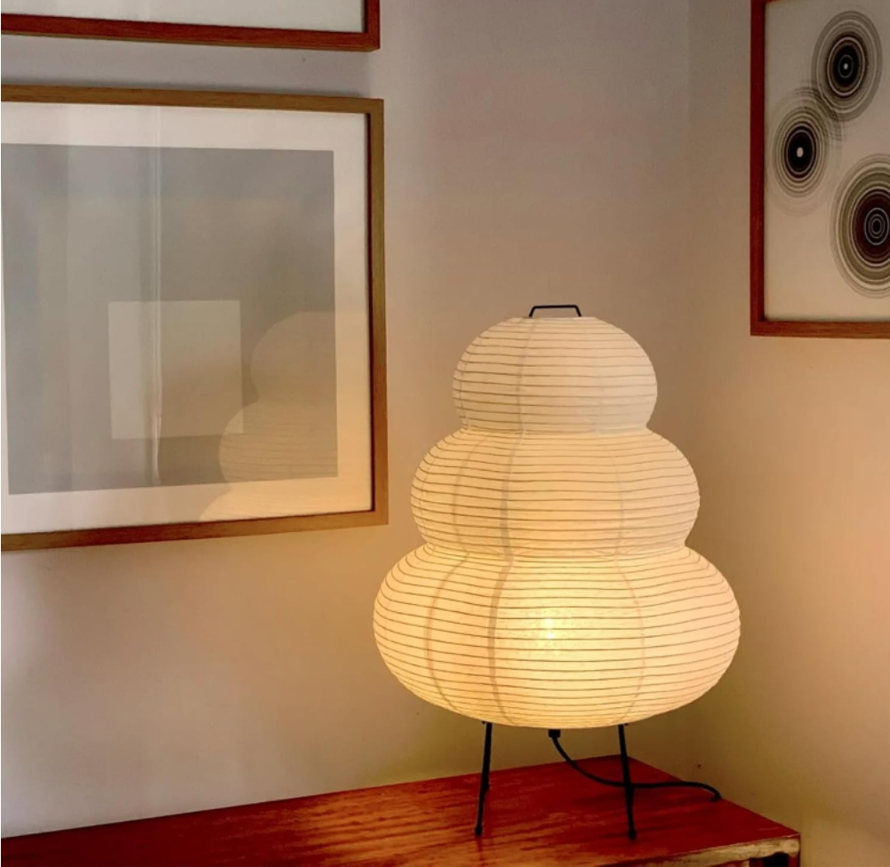 Japanese Wabi-Sabi Akari Noguchi Yong Floor Lamp on Foot Designer Rice Paper Table Lamp for Cafe Hotel Indoor