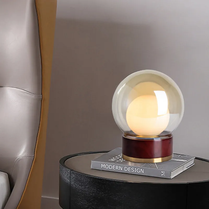 Glass Table Lamp View 1