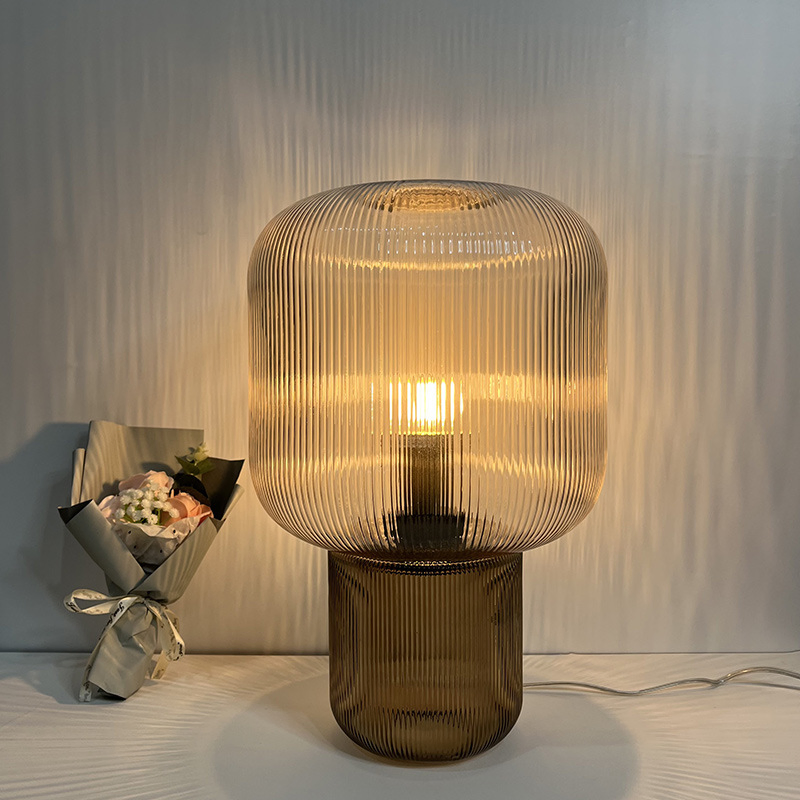 Minimalist Creative Zy-Tb048 Indoor Lighting Glass New Designer Art Lamp Shade Bedside Home Decoration Modern LED Table Lamp